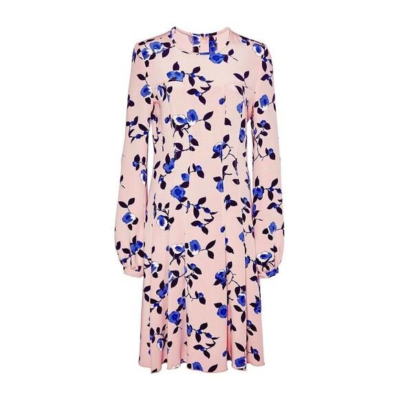 NWOT RUNWAY. Oscar de la Renta Silk Knee-Length Dress Size: XL | US 12 - Picture 5 of 11